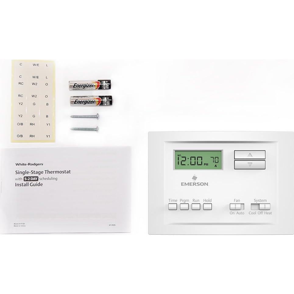 Termostato Programable Emerson P150 5-2 Días 24V