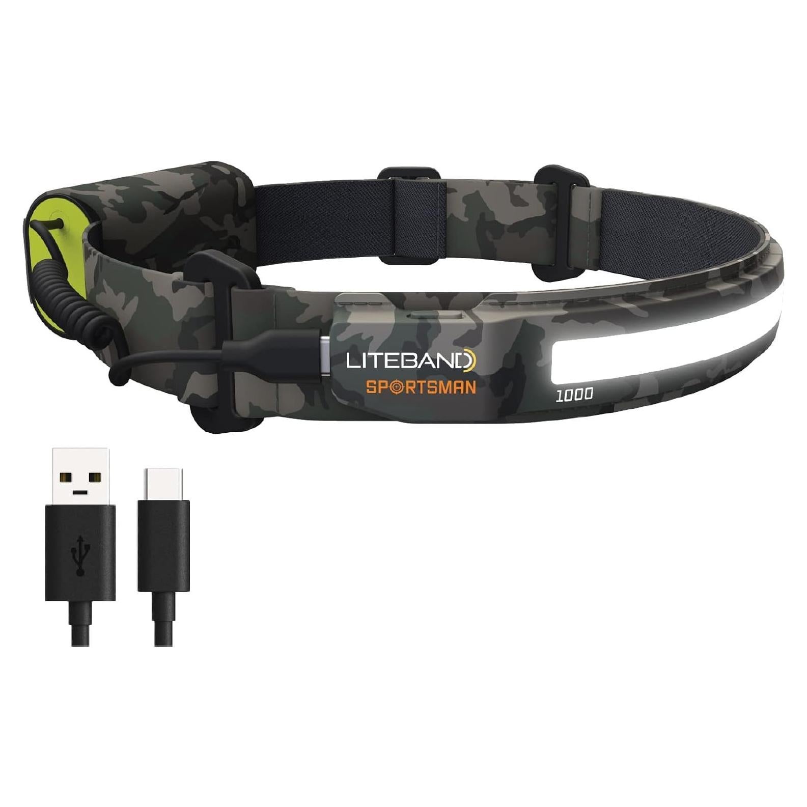 Liteband PRO 1000 Lúmenes Linterna Frontal LED Camo