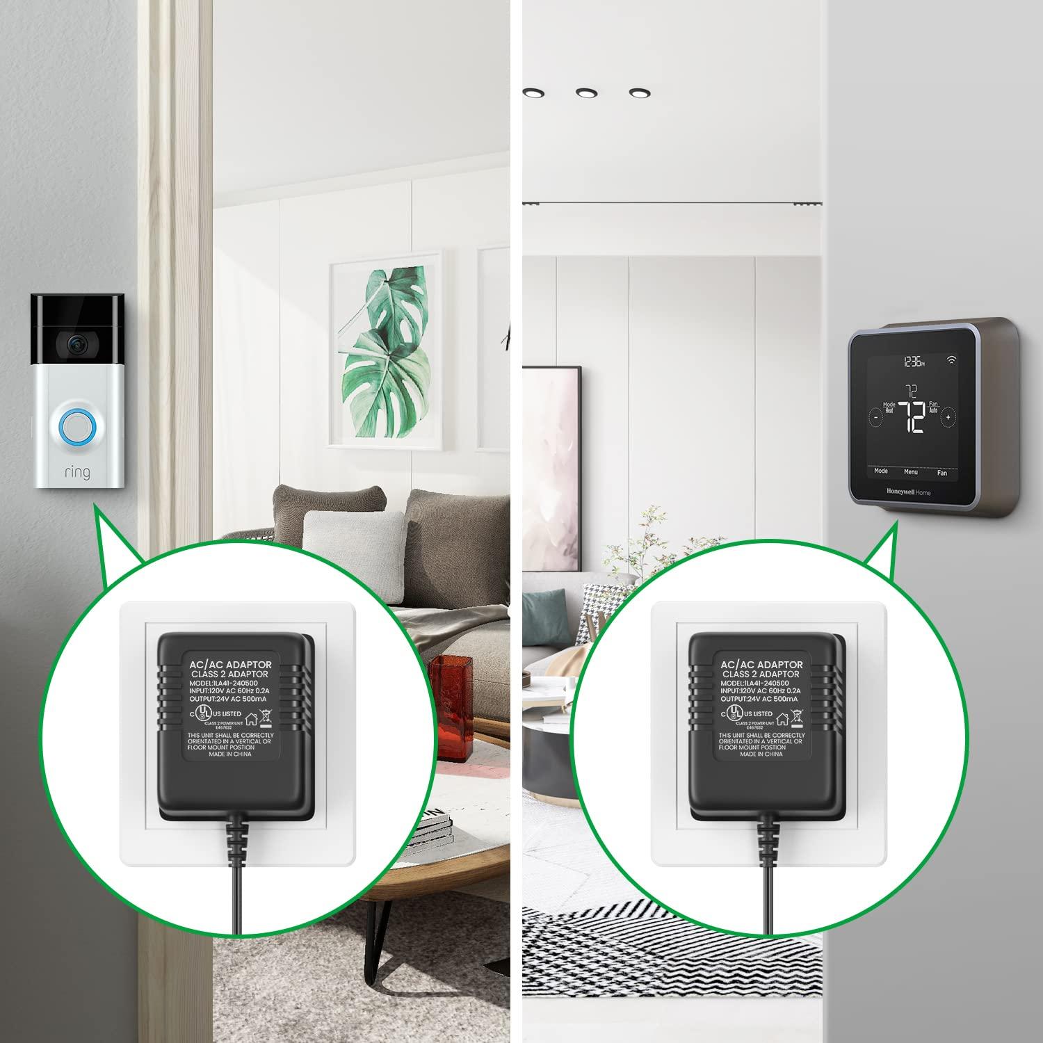 Transformador AC 24V Auspow para Timbres y Termostatos