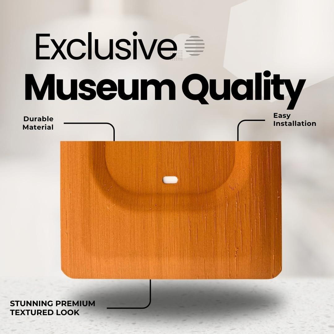 Placa de Pared de Madera Hickory para Termostato Ecobee