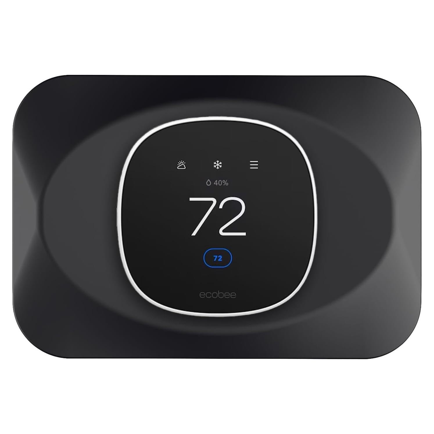 Cubierta de Placa de Pared BAOKZZOM para Ecobee 2025, Negro