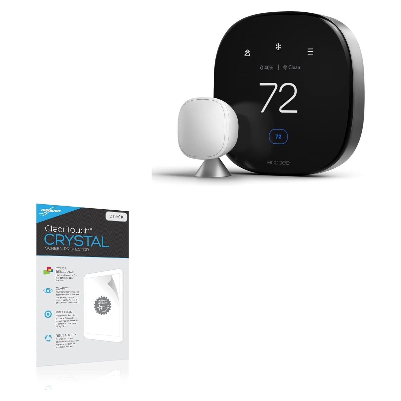 Protector de Pantalla BoxWave para Ecobee Termostato - 2-Pack