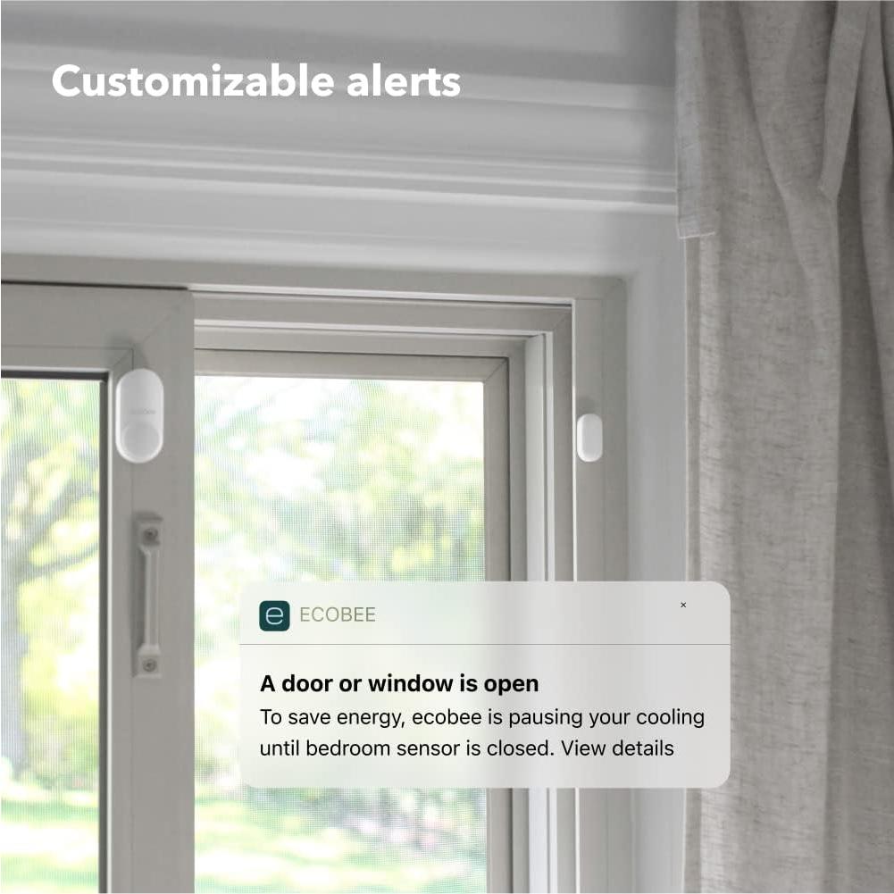 Paquete de Cámara de Seguridad WiFi ecobee con 2 Sensores