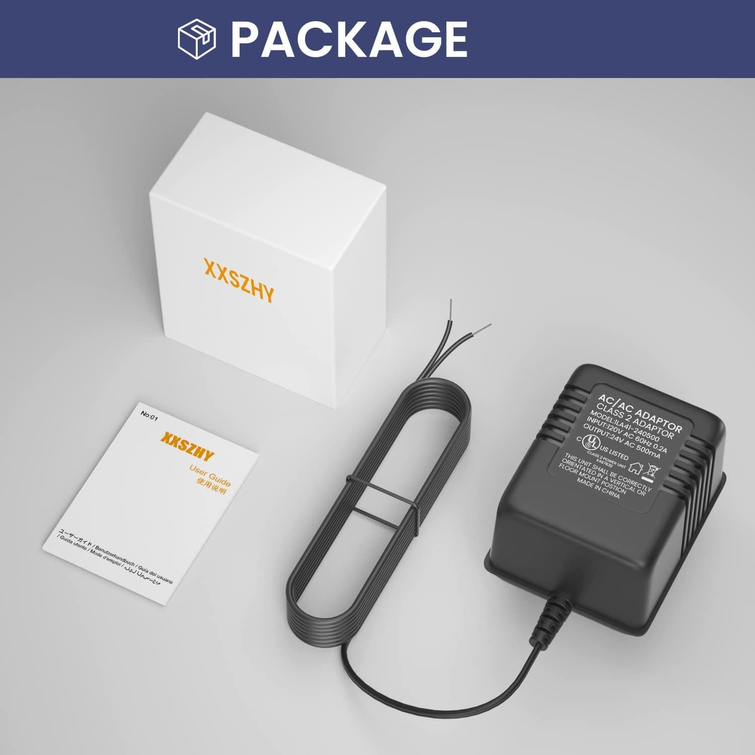 Adaptador de 24V CA 500mA XXSZHY para Ring y termostatos