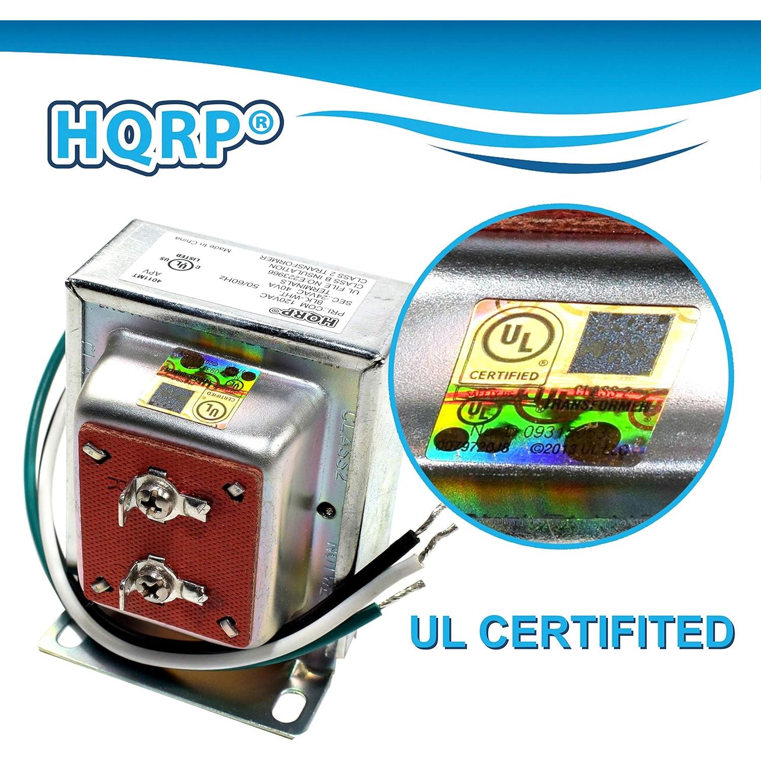 Transformador HQRP 24V 40VA Compatible con Nest y Timbres