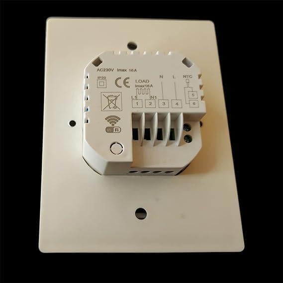 Termostato Inteligente KALOR TECH AC603H Wi-Fi 240V LCD