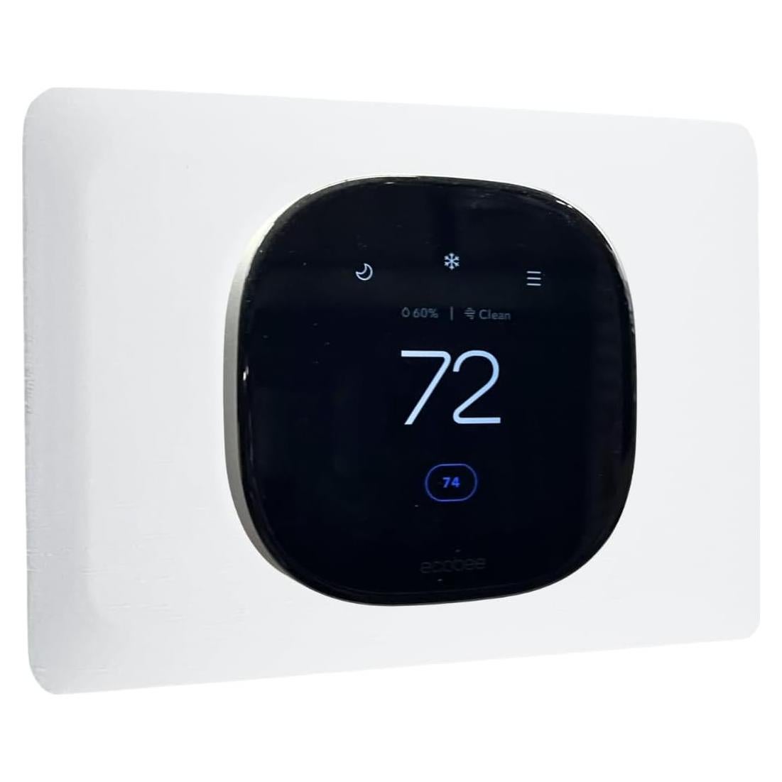 Placa de Pared Grande Adorna One Blanco Solar para Ecobee