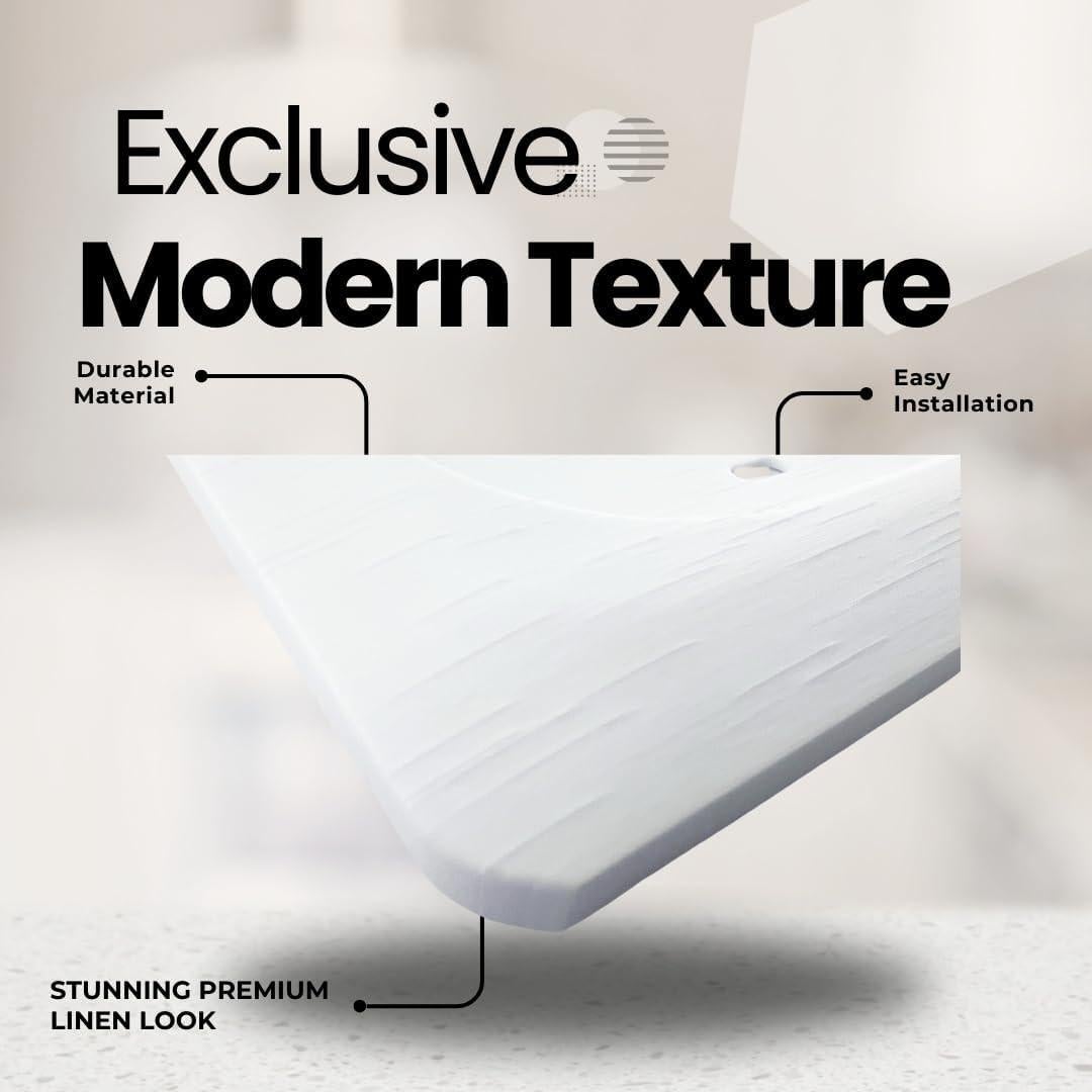 Placa de Pared Grande Adorna One Blanco Solar para Ecobee