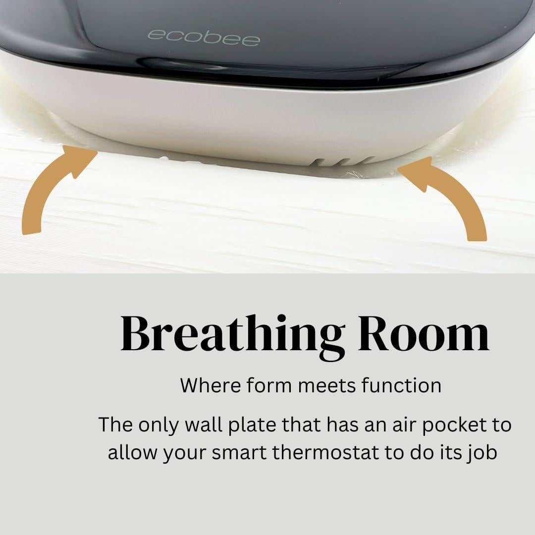 Placa de Pared Grande Adorna One Blanco Solar para Ecobee