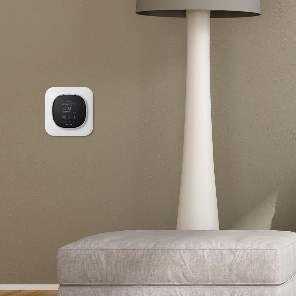 Soporte de Placa de Pared HOLACA para Termostato Ecobee 4 Blanco