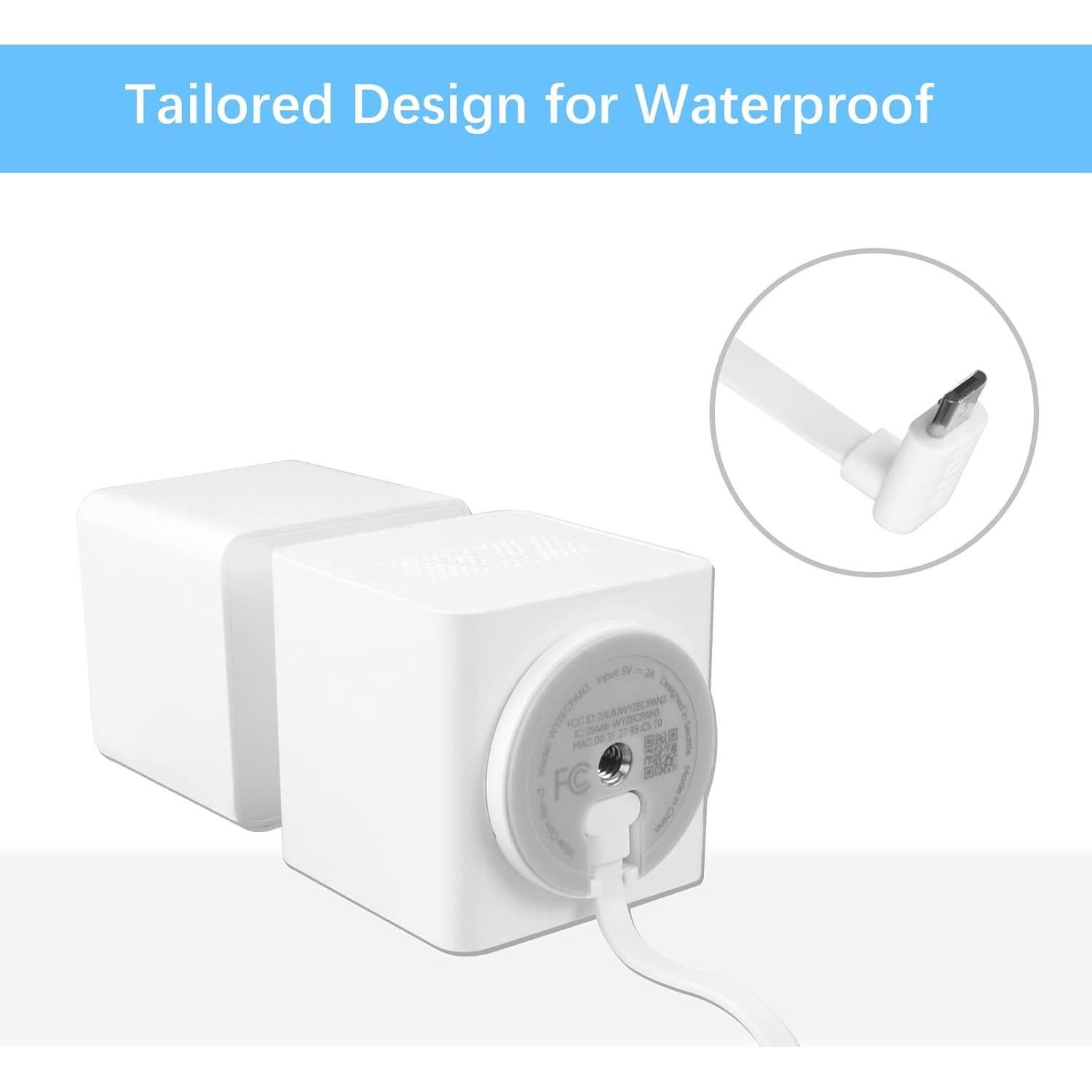 Cable de carga HOLACA 9m para Wyze Cam Pan v3 - Carga continua