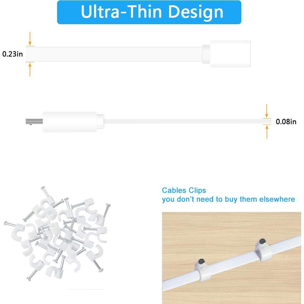 Cable de Extensión Micro USB SIOCEN 2 Pack 3.96 m Macho a Hembra