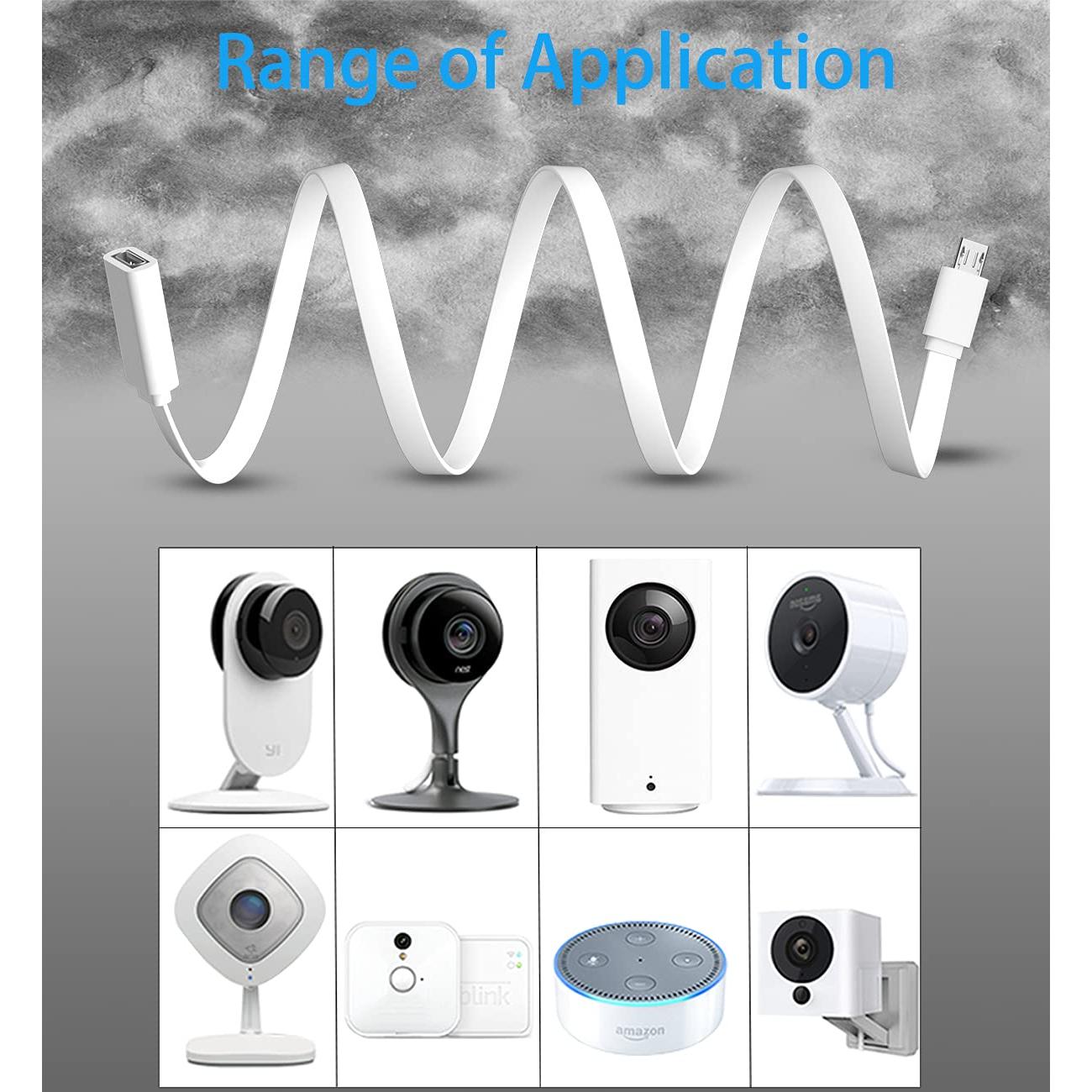 Cable de Extensión Micro USB SIOCEN 2 Pack 3.96 m Macho a Hembra