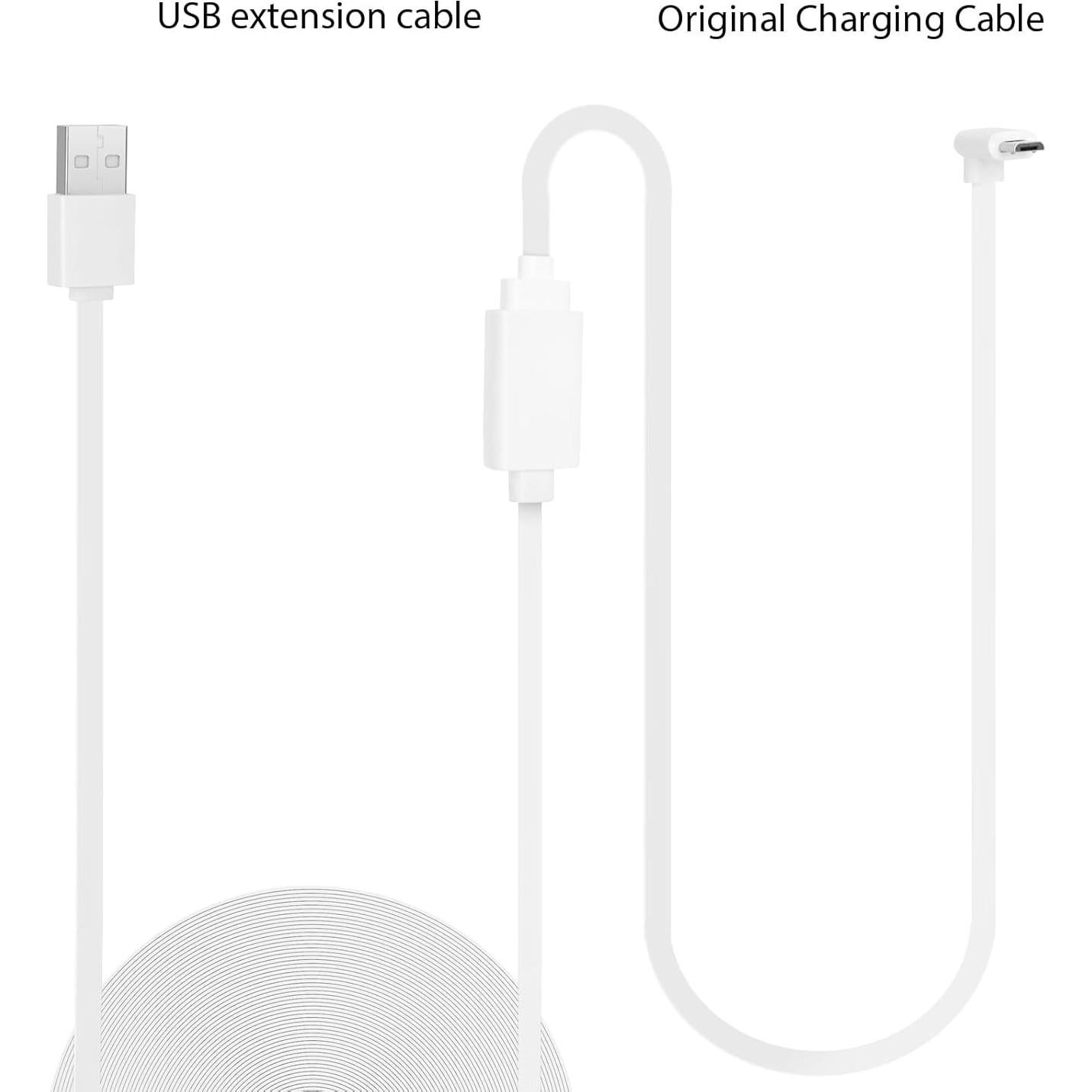 Cable de Extensión USB UYODM 20Ft (6M) Impermeable para Wyze Cam