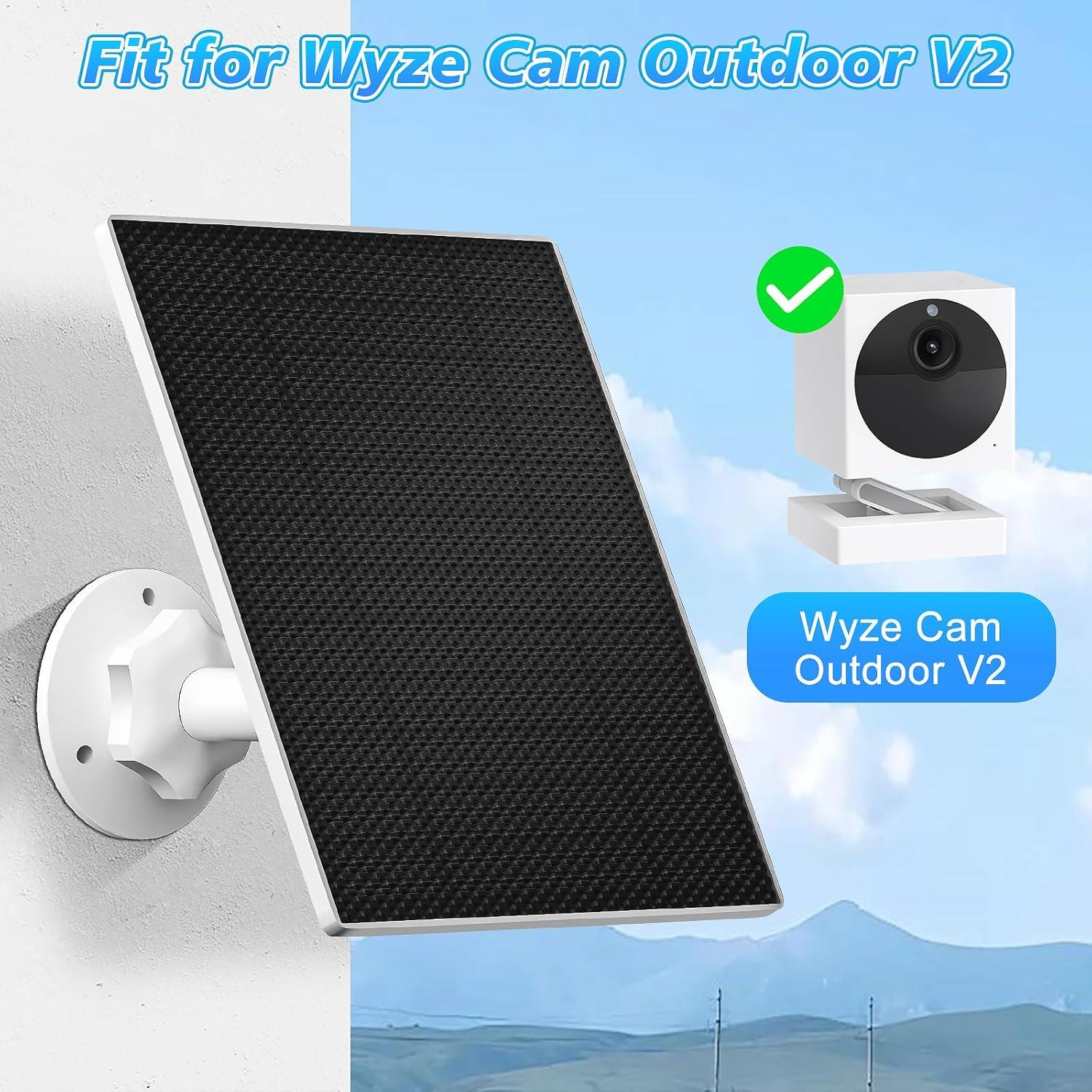 Panel Solar SANKABA para Wyze Cam Exterior V2 5W IP65
