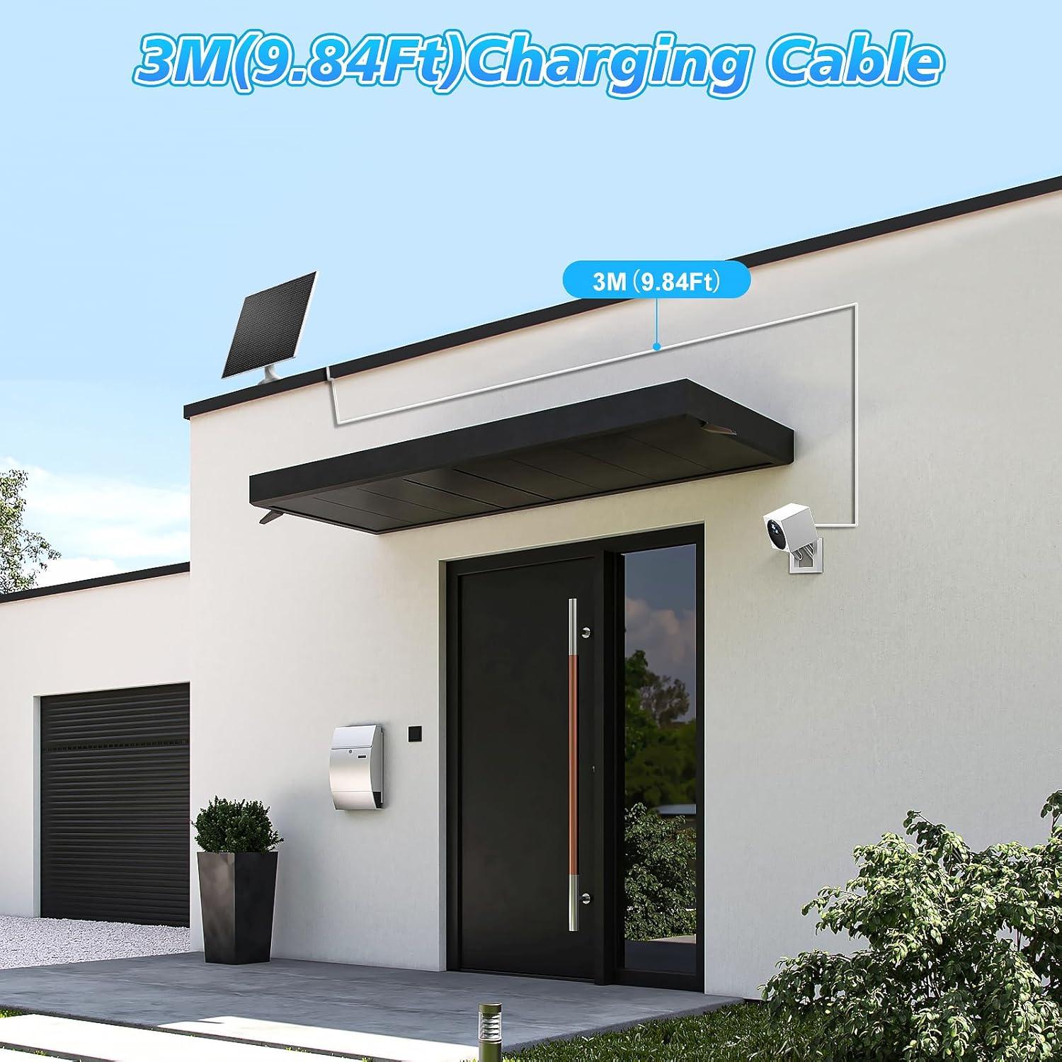Panel Solar SANKABA para Wyze Cam Exterior V2 5W IP65