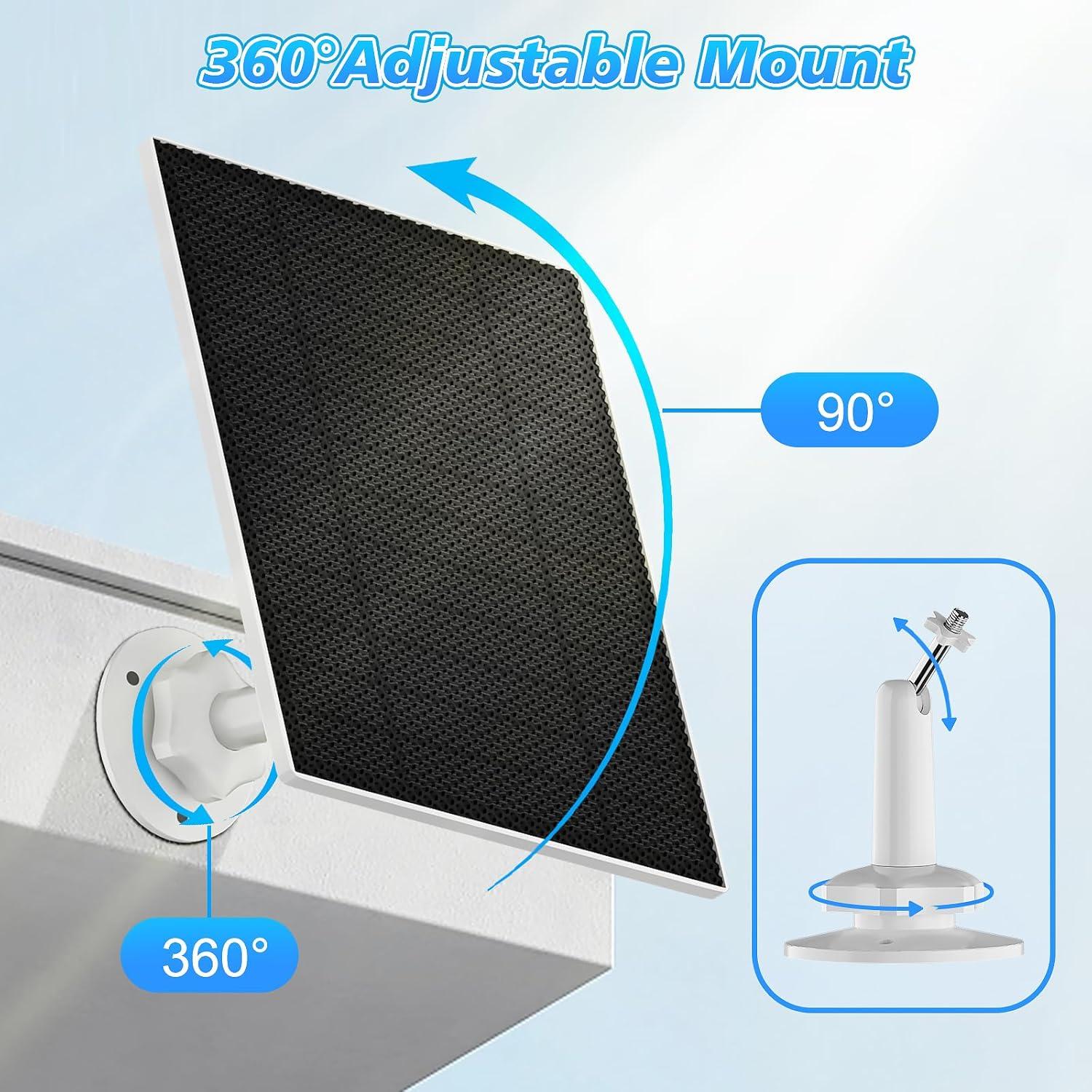 Panel Solar SANKABA para Wyze Cam Exterior V2 5W IP65