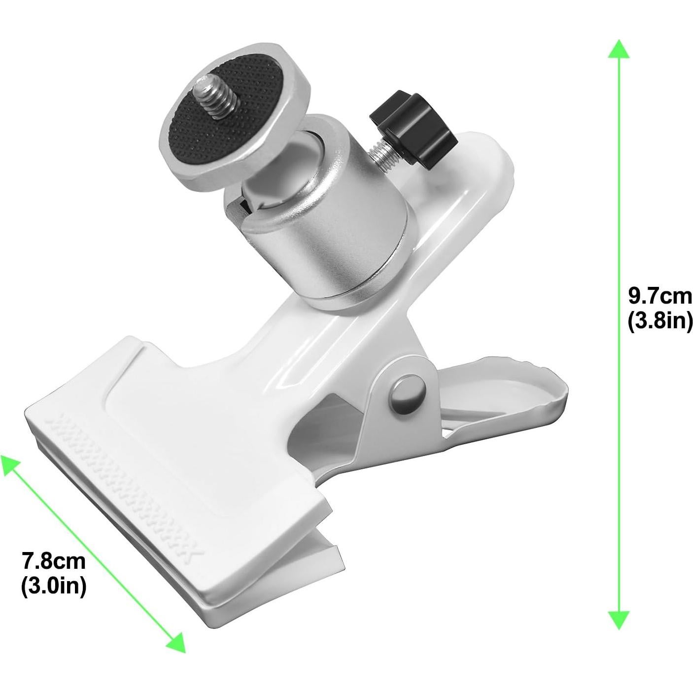 Soporte de Clip Abrazadera Metal MENEEA para Cámaras Seguridad