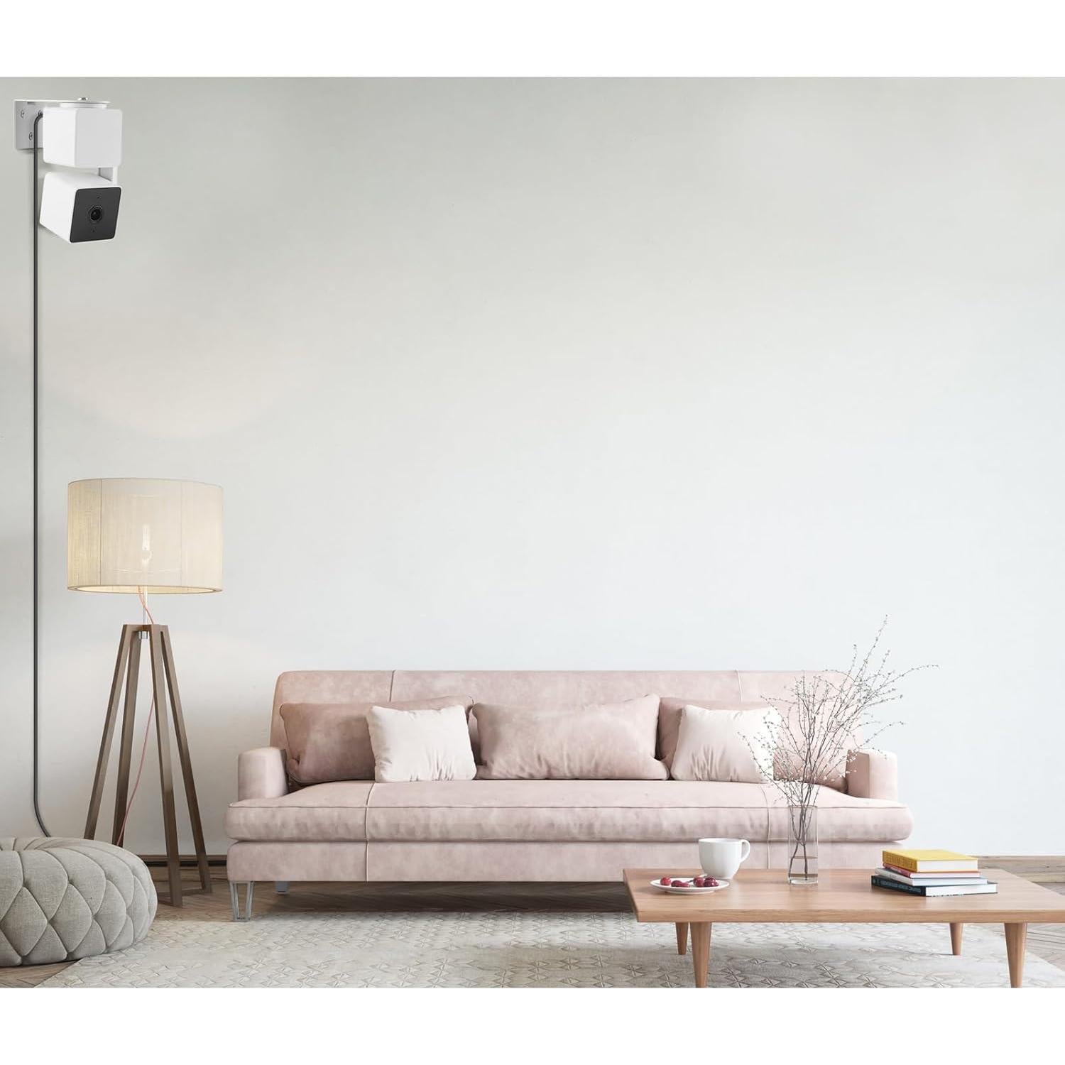 Cable Micro USB 6m Smays para Cámara WYZE Cam Pan v3 - Paquete de 2