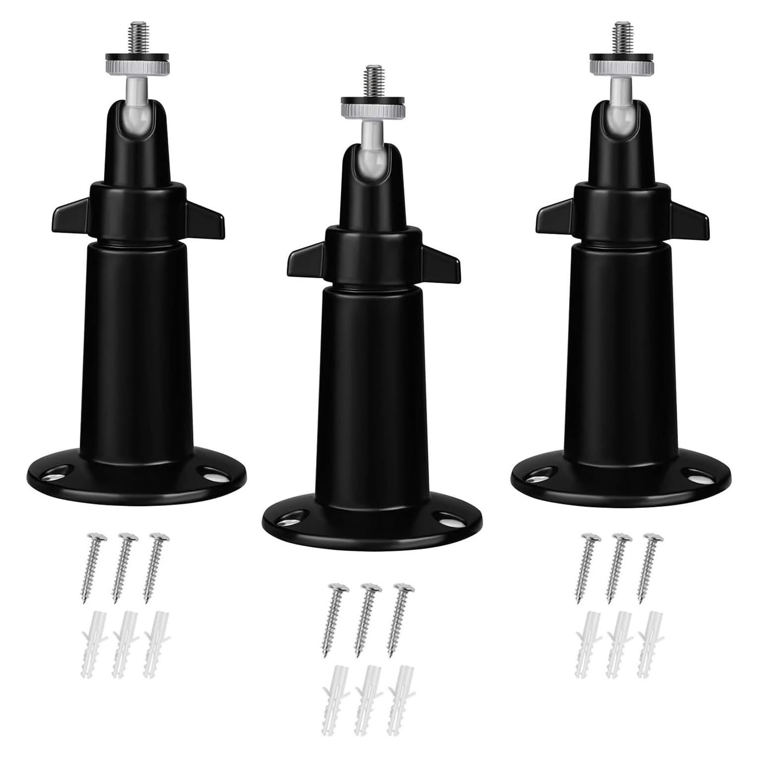 Soporte de Pared de Metal OLAIKE para Cámaras de Seguridad - Negro