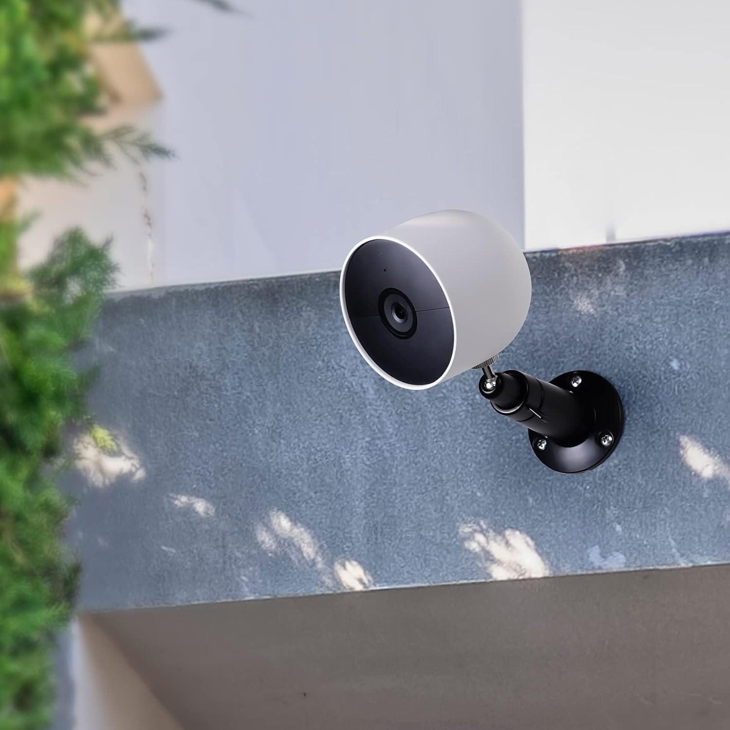 Soporte de Pared de Metal OLAIKE para Cámaras de Seguridad - Negro