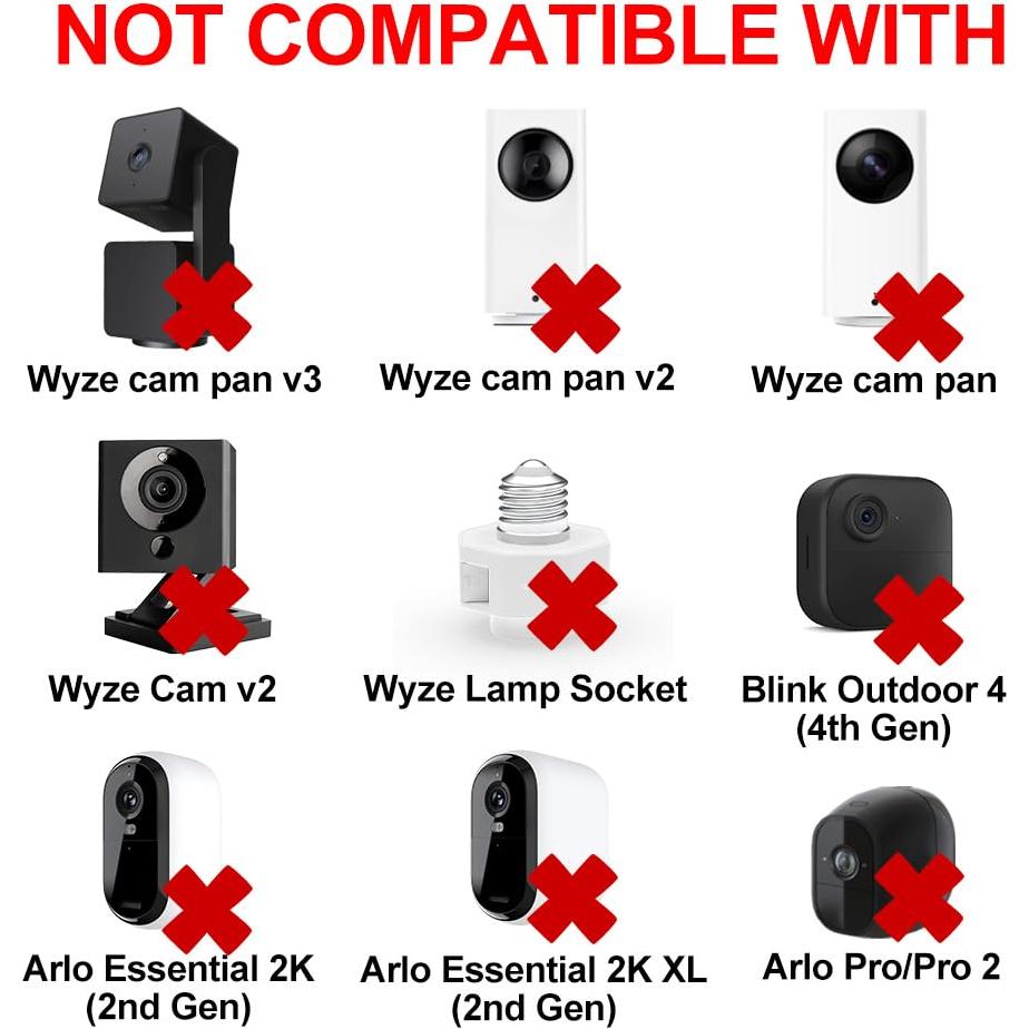 Cable de Extensión de Poder 26FT JJMASEE para Cámaras Micro USB