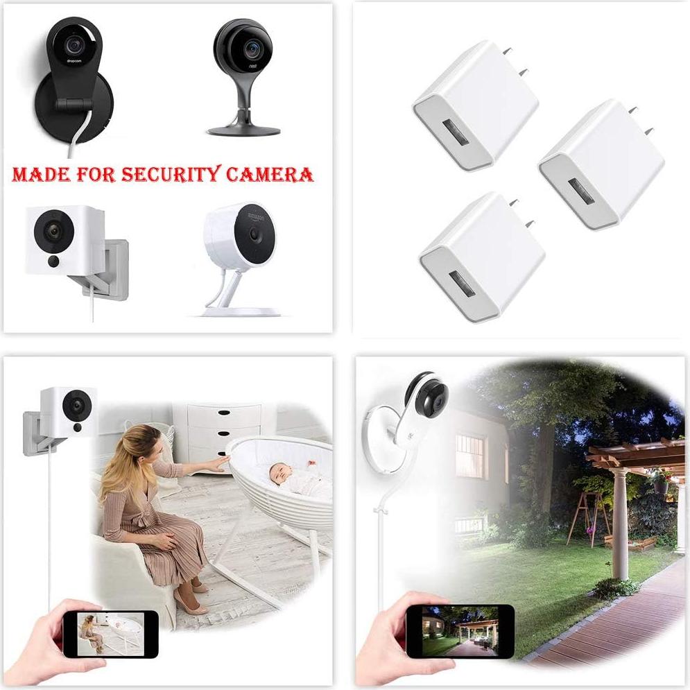 Adaptador de corriente 5V 2A para cámaras de seguridad - 3 unidades