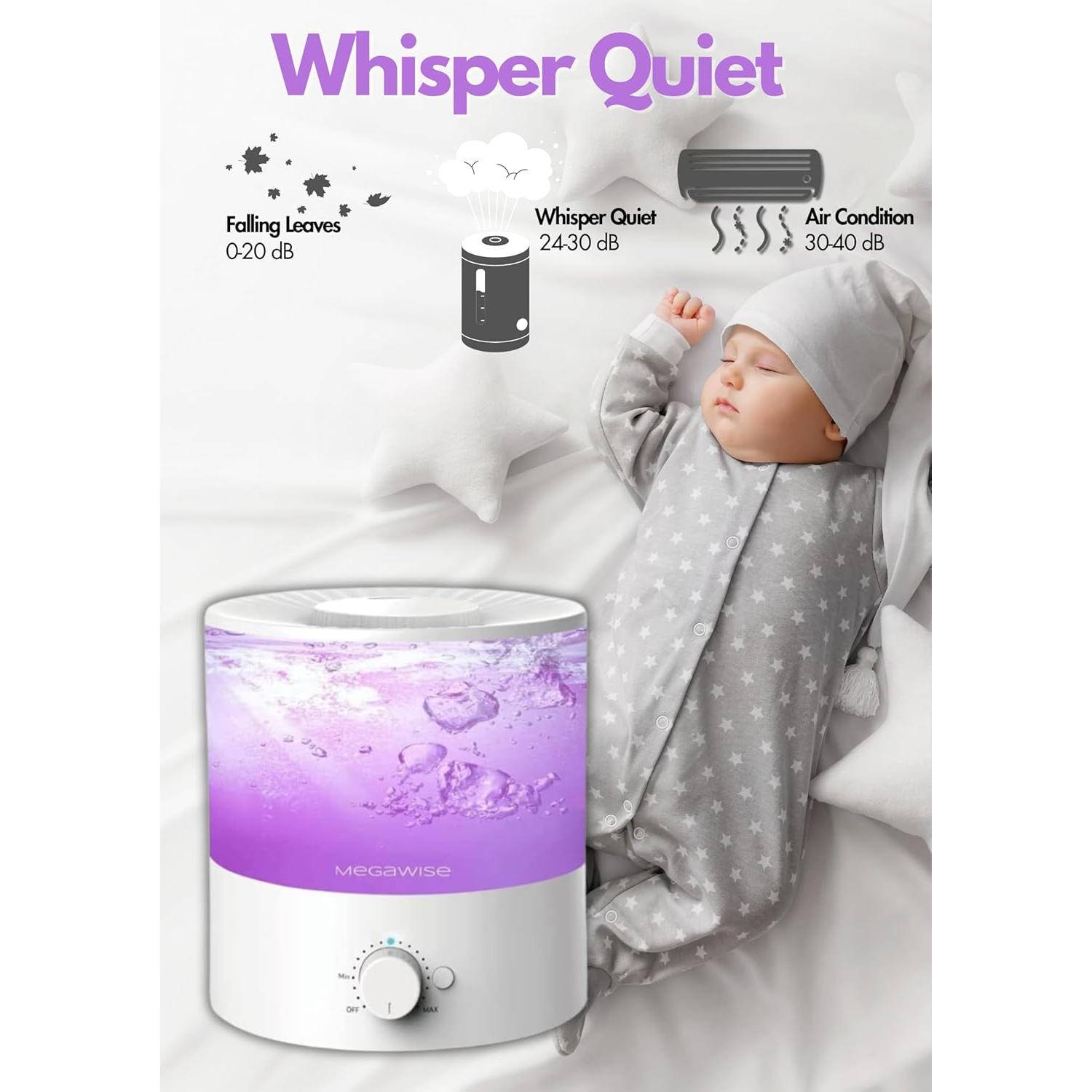 Humidificador de Niebla Fría MEGAWISE SK7620 2L Silencioso