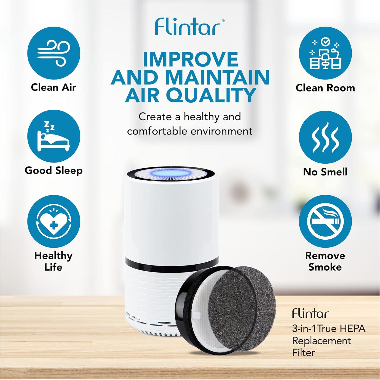 Filtro de Reemplazo Flintar LV-H132 para Purificador Levoit H13