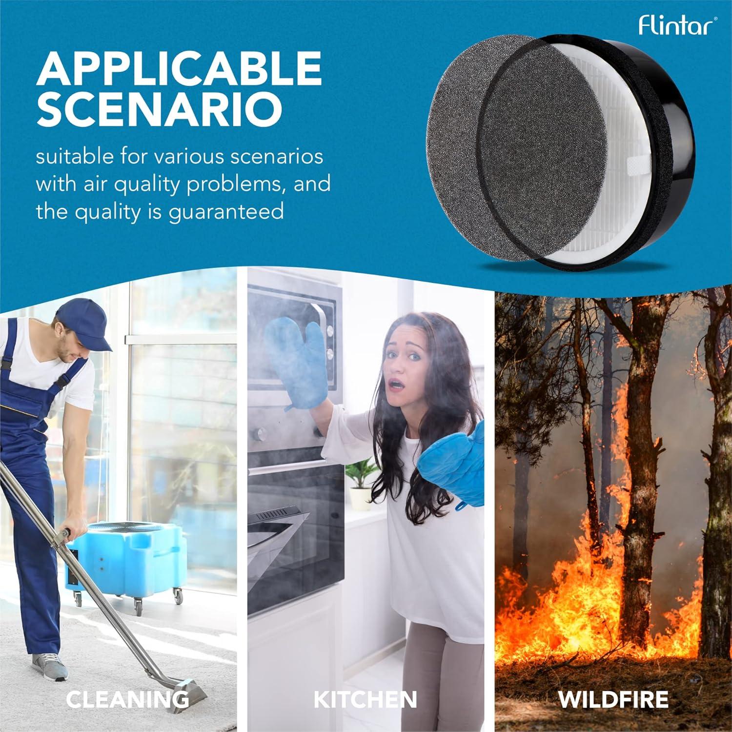 Filtro de Reemplazo Flintar LV-H132 para Purificador Levoit H13