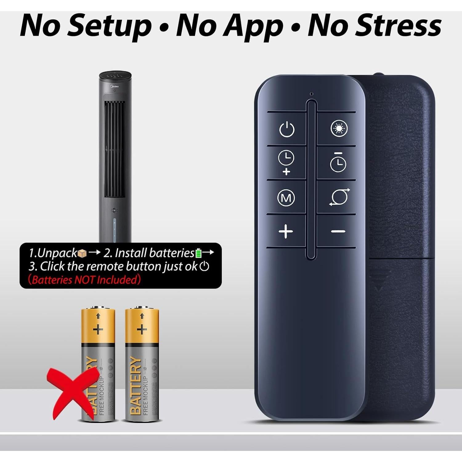 Control Remoto Reemplazo Ventilador Lasko Ascend 91 cm