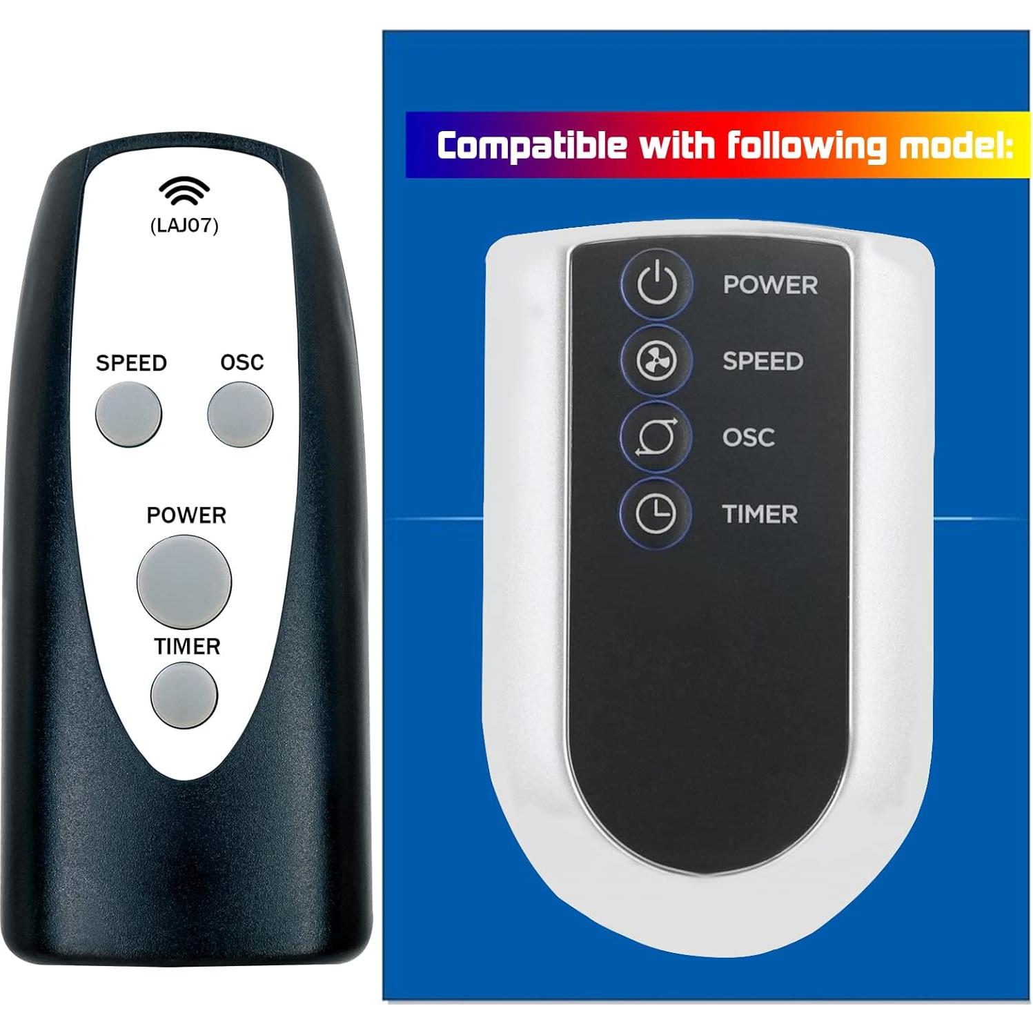 Control Remoto Lasko S18961 S18635 U35115 Ventilador Torre