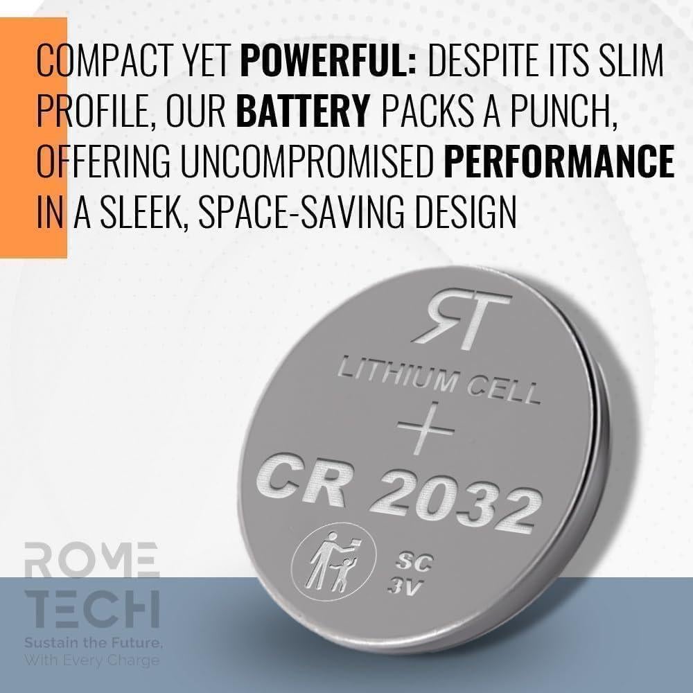 Batería CR2032 Rome Tech para Control Remoto Ventilador