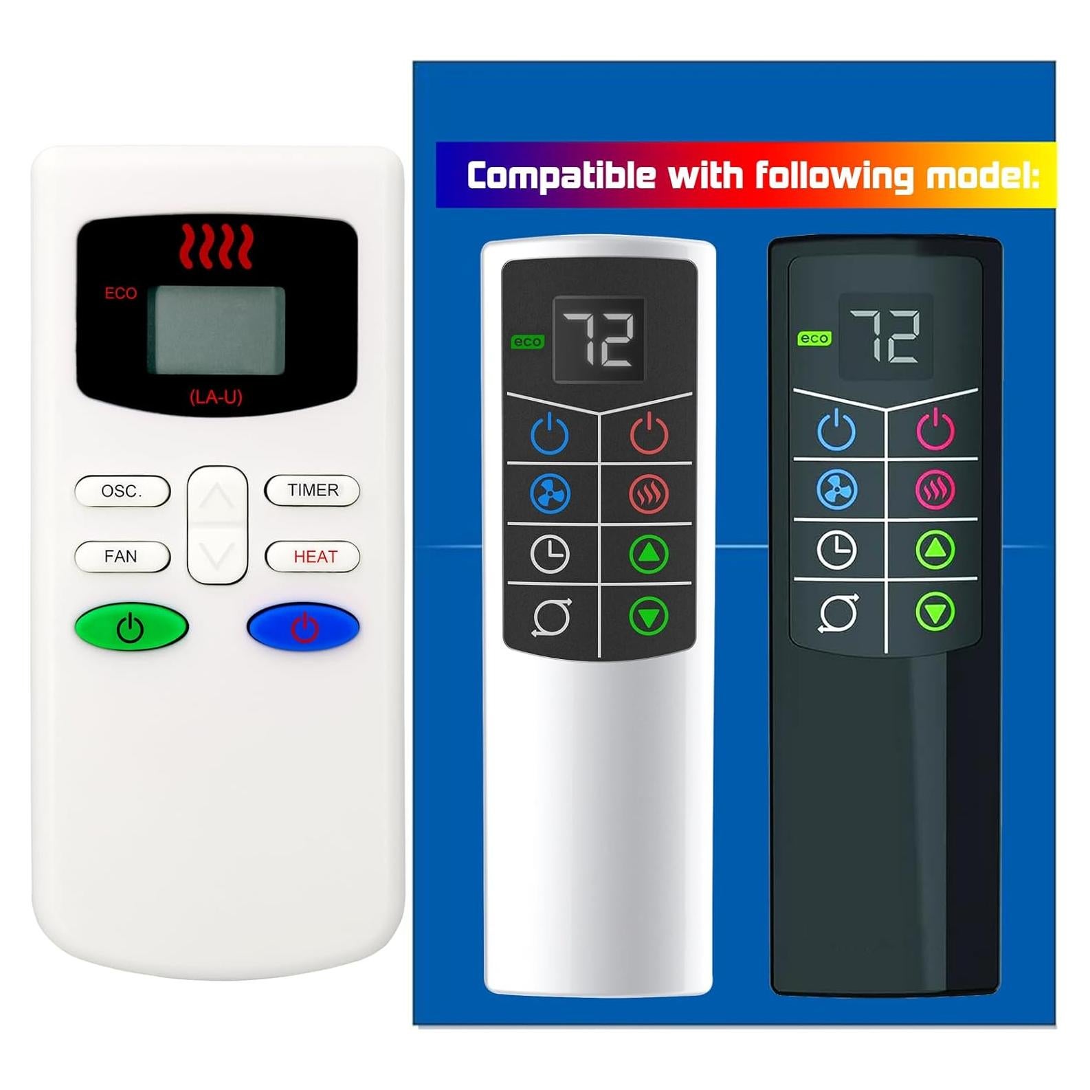 Control Remoto Reemplazo Lasko 2033624A para Calefactor