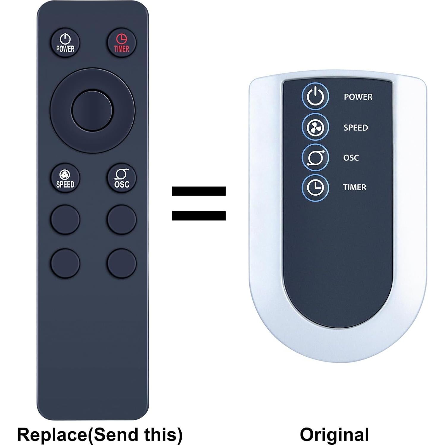 Control Remoto PZL para Ventilador de Torre Oscilante Lasko