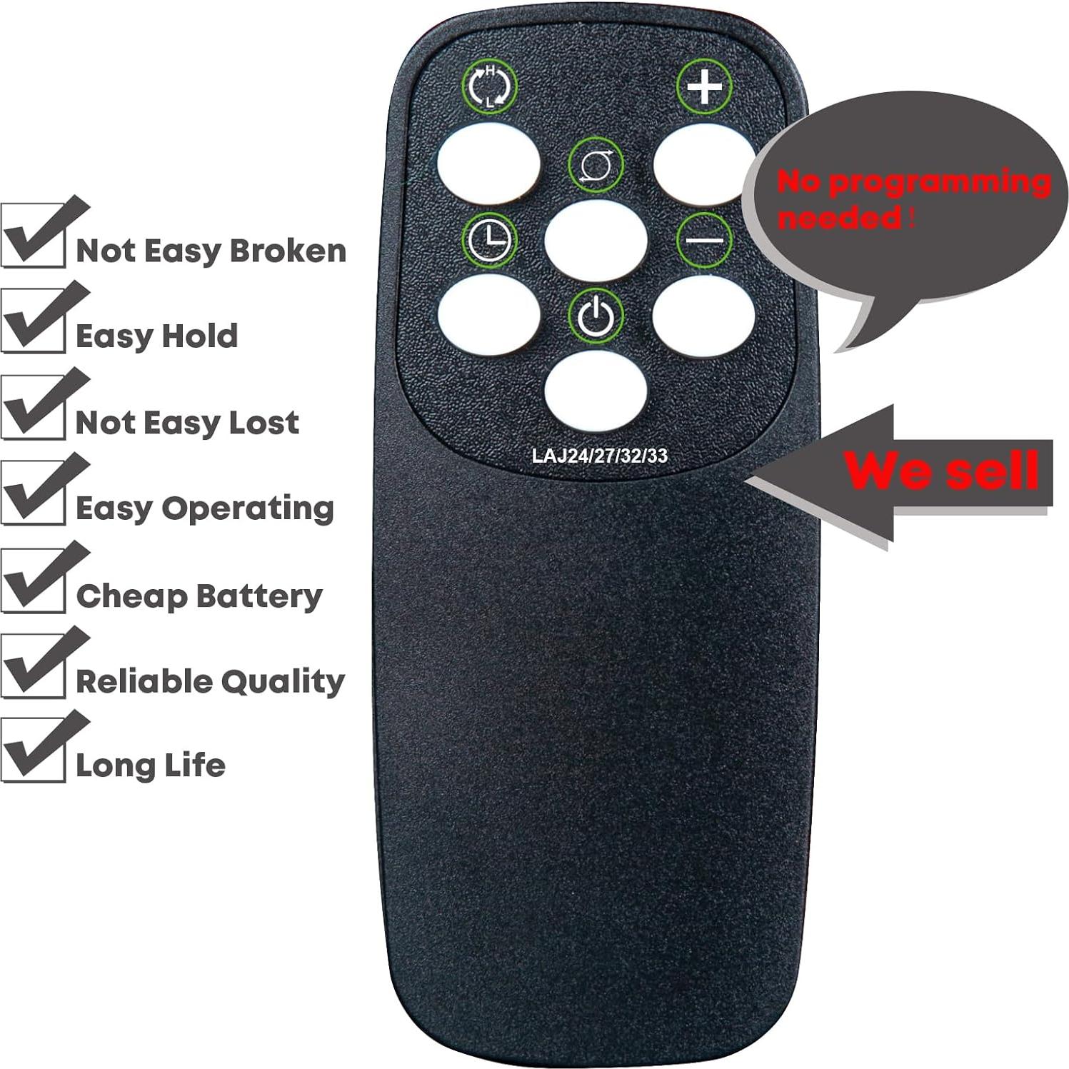 Control Remoto Reemplazo Lasko 6435 CT30750 CT30753