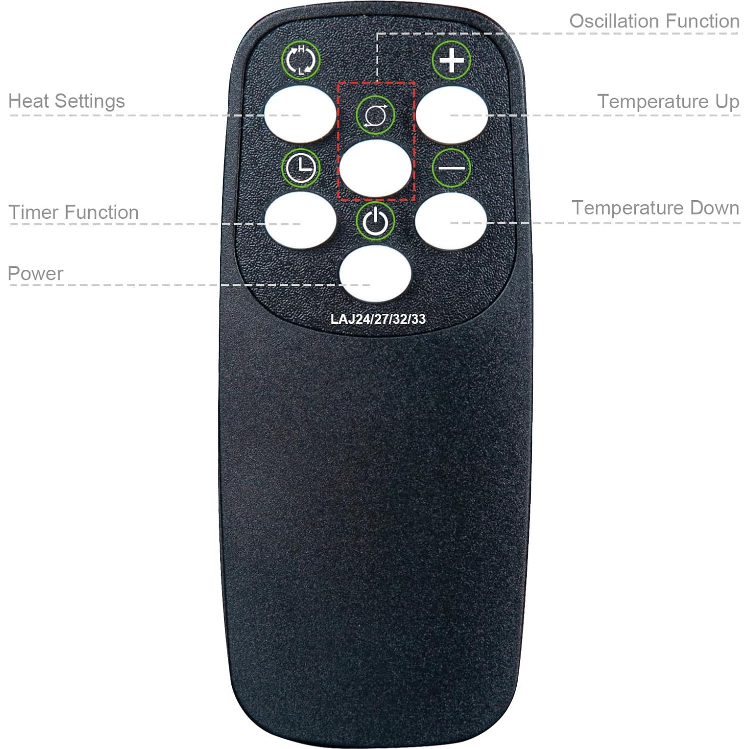 Control Remoto Reemplazo Lasko 6435 CT30750 CT30753