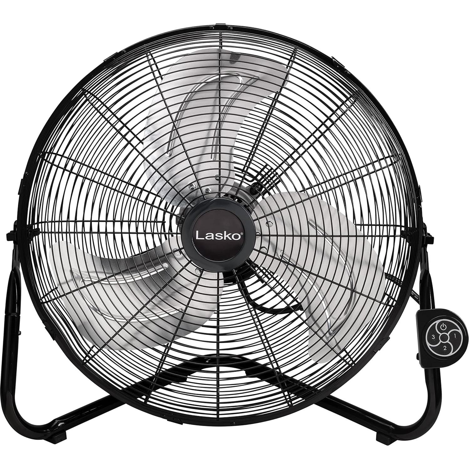 Ventilador de Pared Lasko H20660 20" Negro 3 Velocidades con Control Remoto