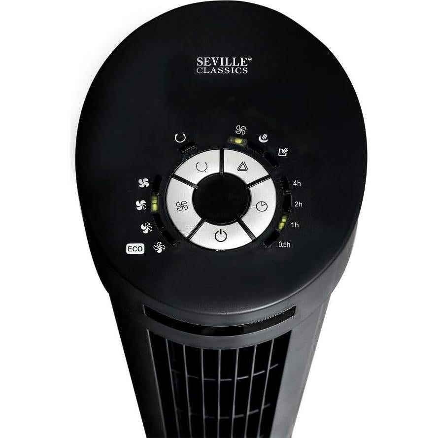 Ventilador de Torre Oscilante Seville Classics 40" y 17" Silencioso