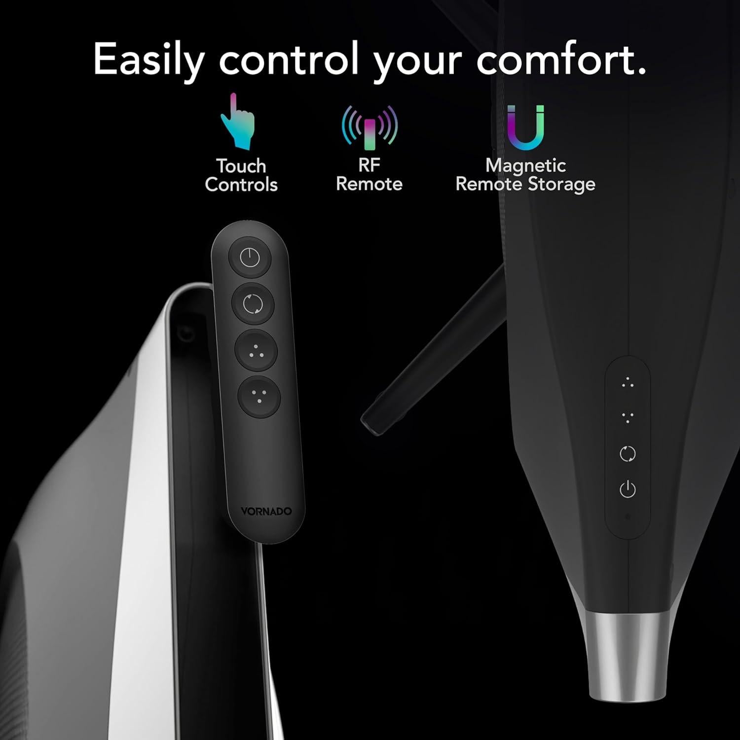 Ventilador Compacto Oscilante Vornado Strata 48 cm Control Remoto