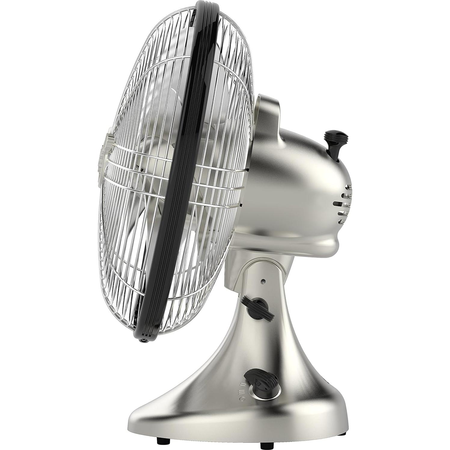 Ventilador Oscilante Vornado Silver Swan Niquel Cepillado 65W