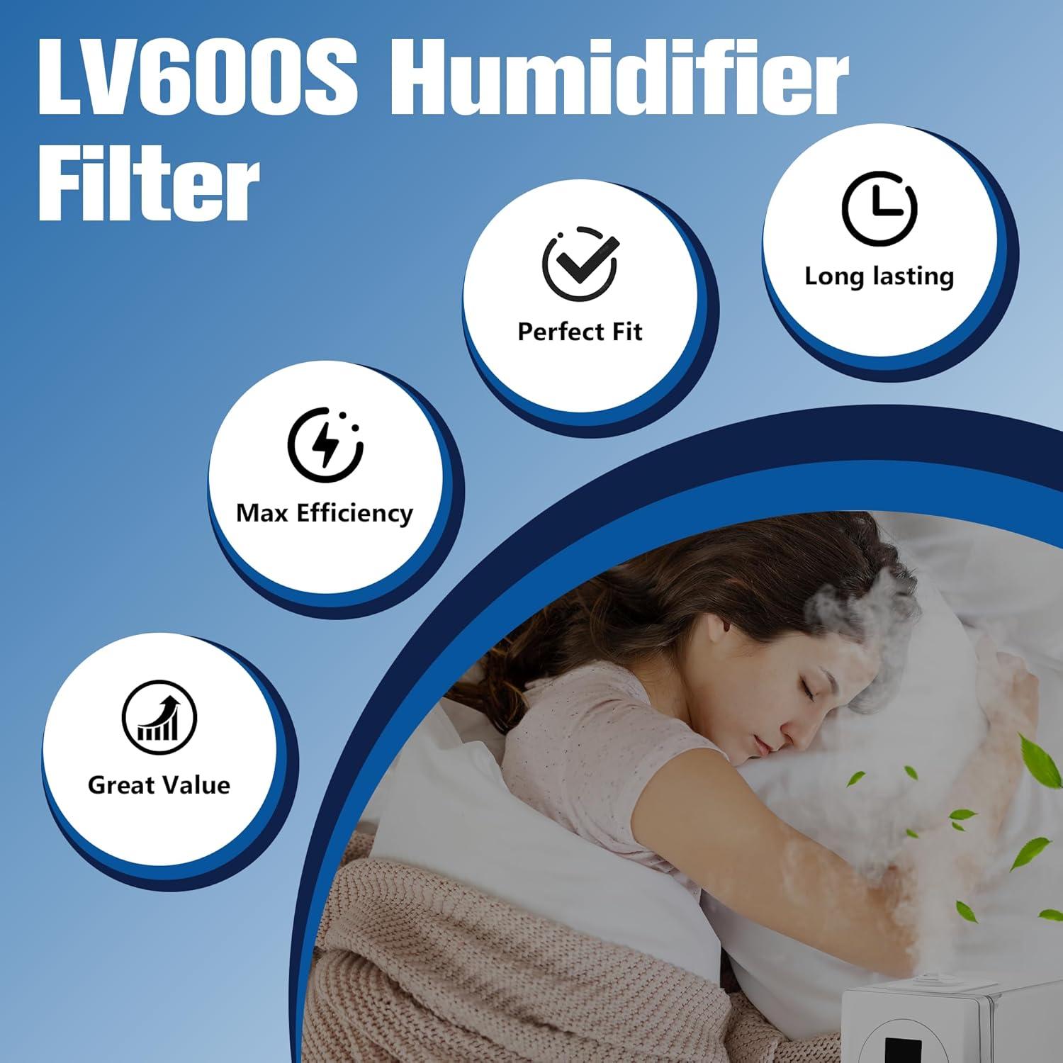 Filtros de Reemplazo Funmit para Humidificadores Levoit - 20 Paquetes