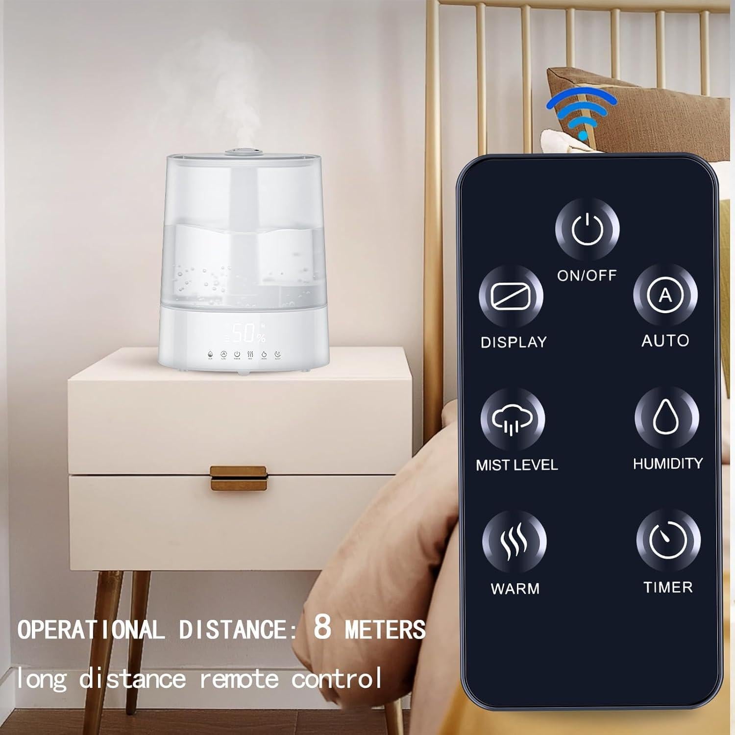 Control Remoto Reemplazo Humidificador Ultrasonico LEVOIT LV600HH