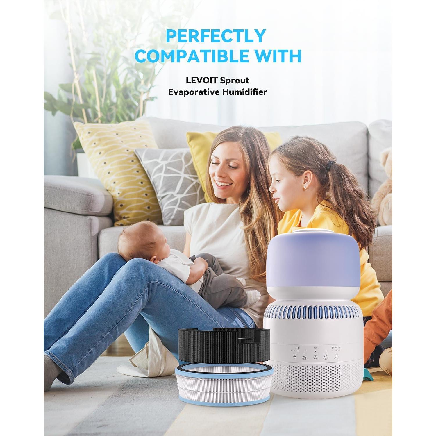 Filtro de Reemplazo para Humidificador LEVOIT Sprout - Paquete de 2