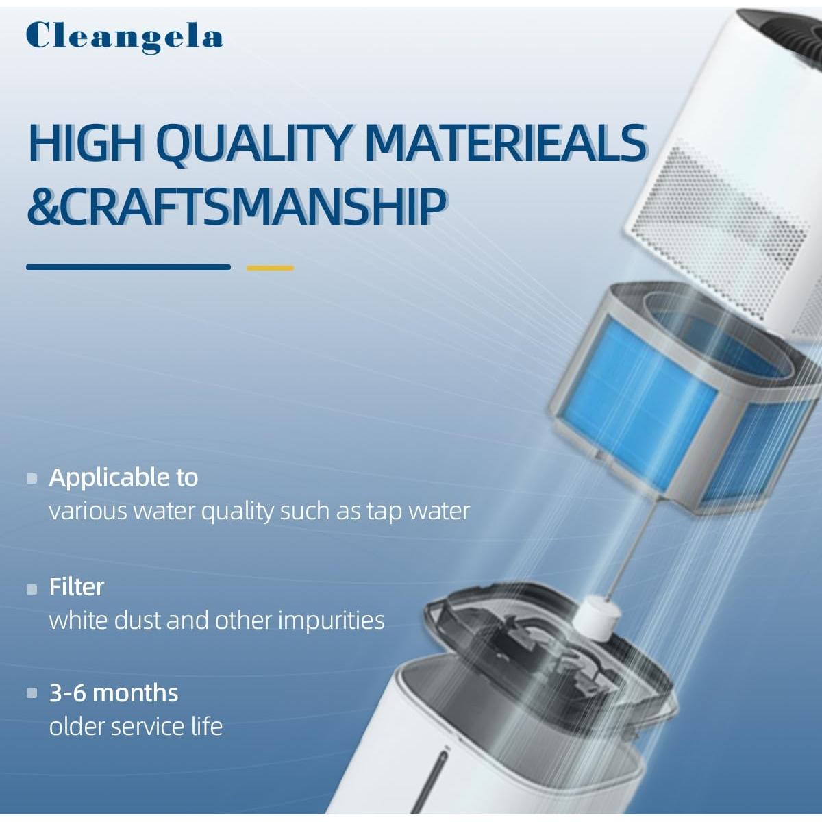 Paquete de 8 Filtros de Reemplazo para Humidificador LEVOIT 6000S