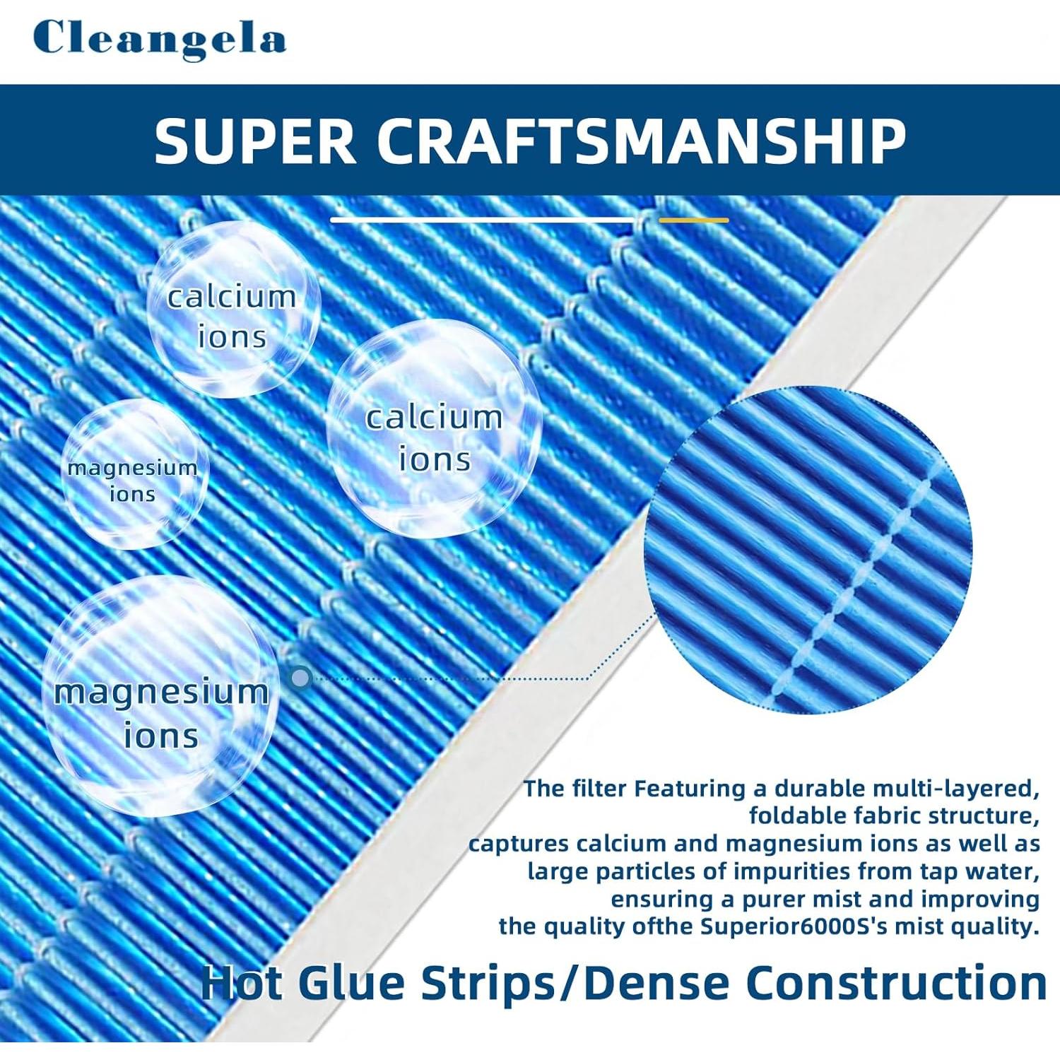 Paquete de 8 Filtros de Reemplazo para Humidificador LEVOIT 6000S