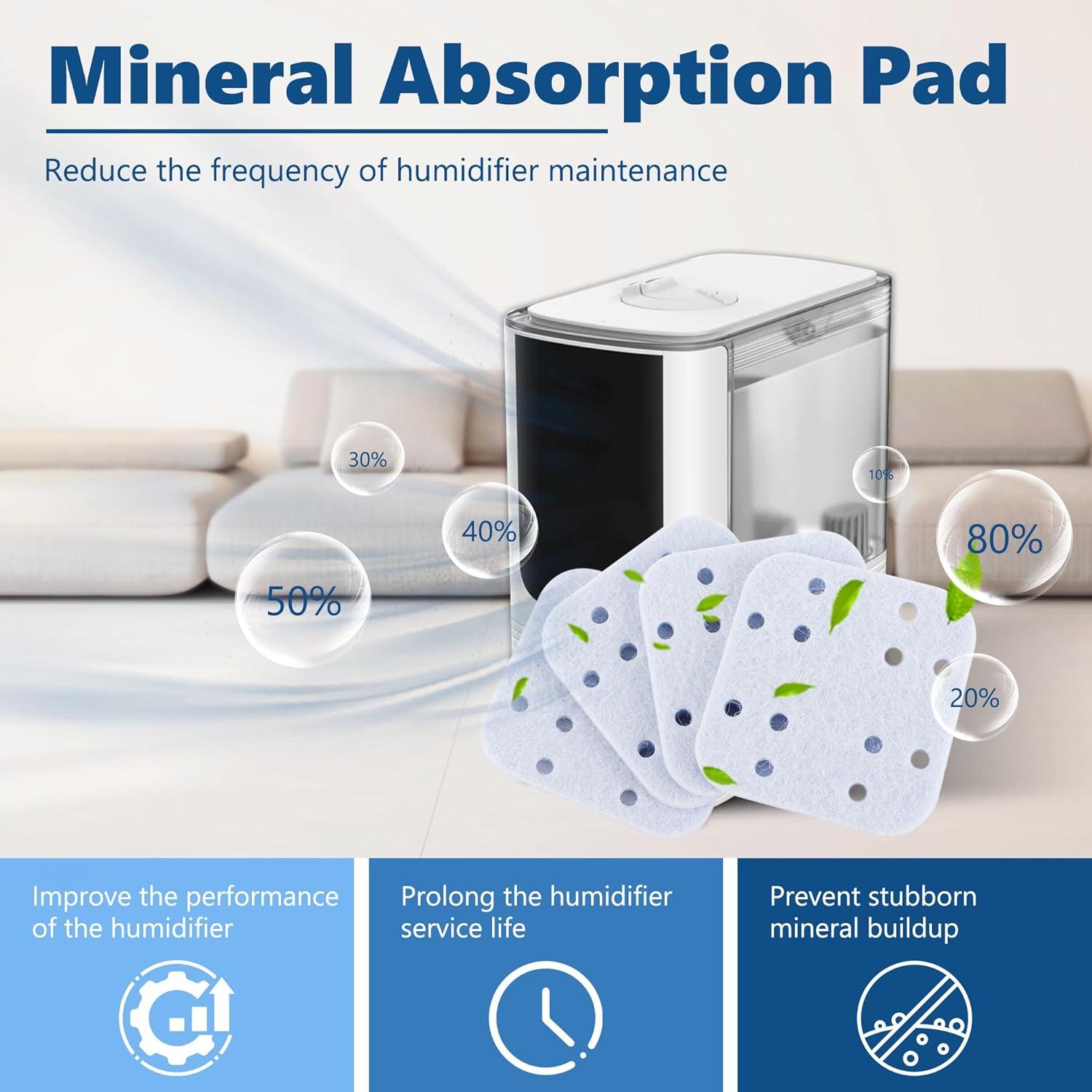 Filtros de Reemplazo Funmit 20 Pack para Humidificadores Levoit