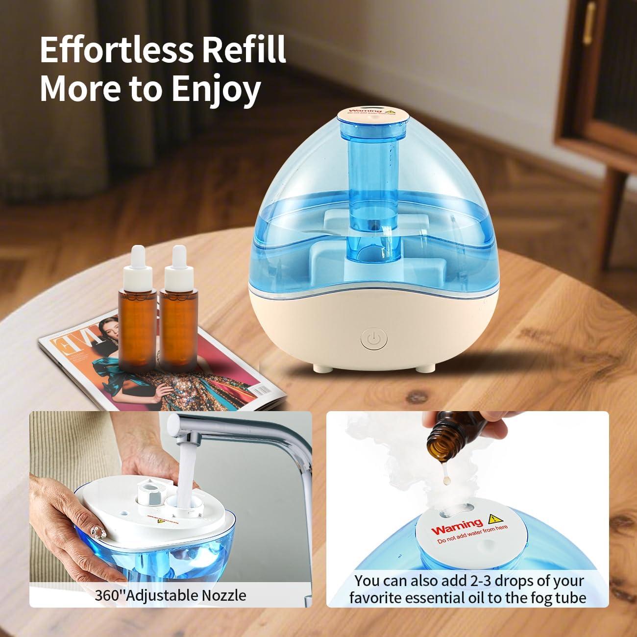 Humidificador ultrasónico Oidooin 1.5L con boquilla 360°