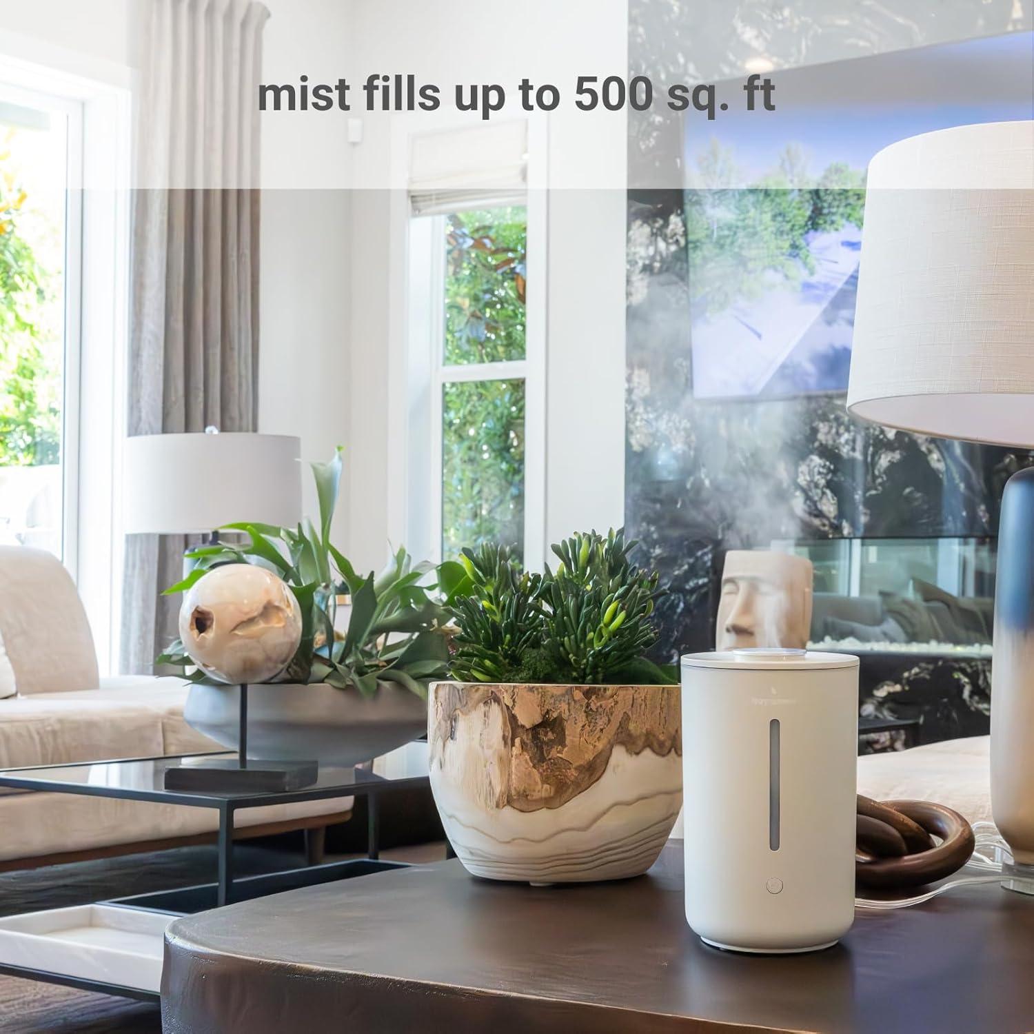 Humidificador Ultrasónico Hey Dewy - Niebla Fría 1.54L Arena