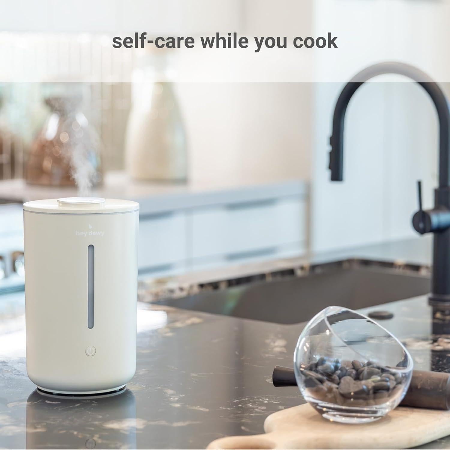 Humidificador Ultrasónico Hey Dewy - Niebla Fría 1.54L Arena